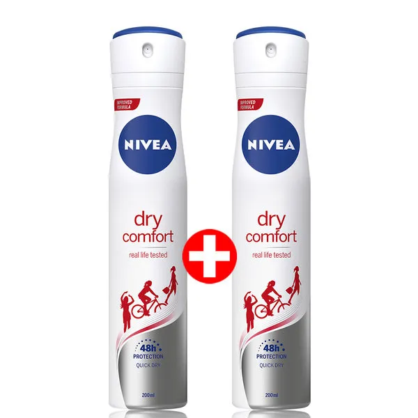 니베아 데오드란트 스프레이 200ml/ 드라이콤포트 1+1 단일상품