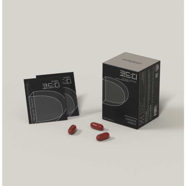숙취링거의 성분을 한 알에 담은 코드디 1g X 10포 1 box, 10개입/1box