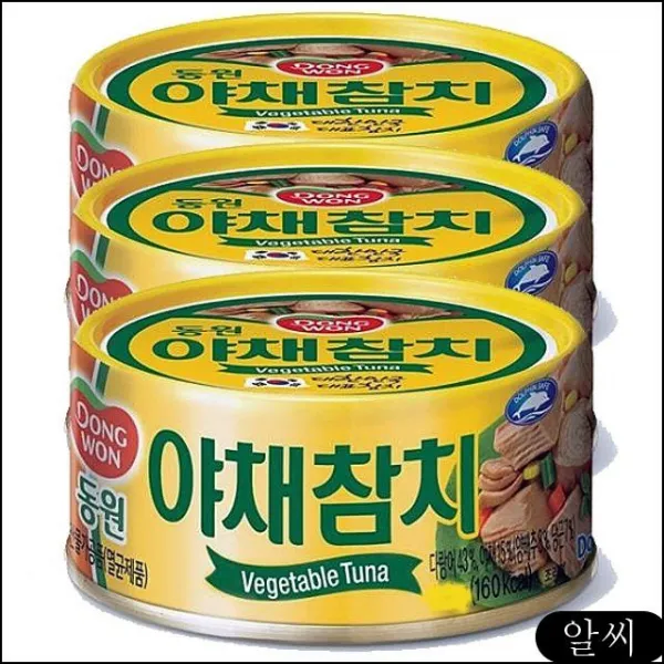동원)야채 참치 150g x 12개 저지방 고단백 안주거리 반찬 생선 다랑어 kleq, RCMK 1