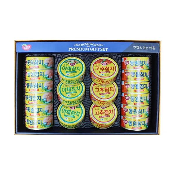 동원 참치선물세트 선호 18P 4세트 BOX 식품 > 가공/즉석식품 캔/통조림류 참치/연어 통조림 참치통조림세트, 1