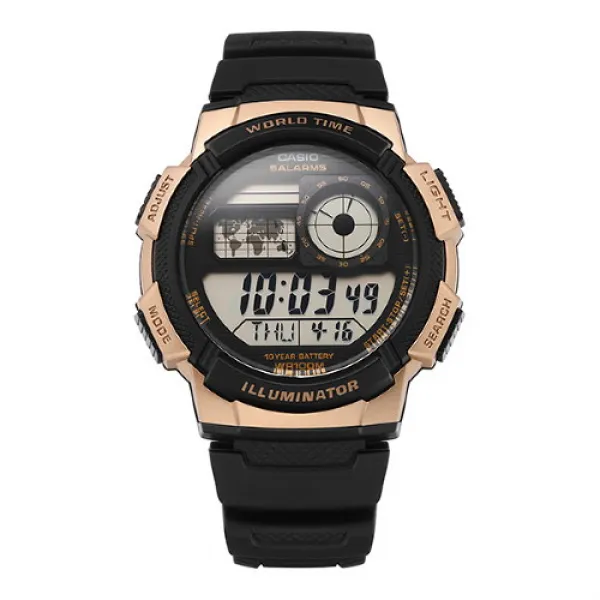 카시오 CASIO AE-1000W-1A3VDF 디지털 남서 우레탄시계 39mm