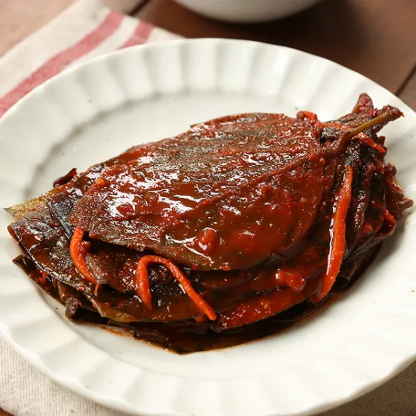 무료배송 경상도 별미 김치 단풍콩잎 1kg, 1개