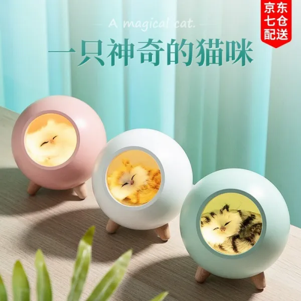 Others 칠석 발 렌 타인 데 이 선물 로 여자친 구 왕 홍 고양이 소야등 생일 여자 친구 남자 아이 와 프 절친 결혼 기념일 떨 음 동일 한 창의 스탠드 소녀 팬 당 / 다음날 전달 