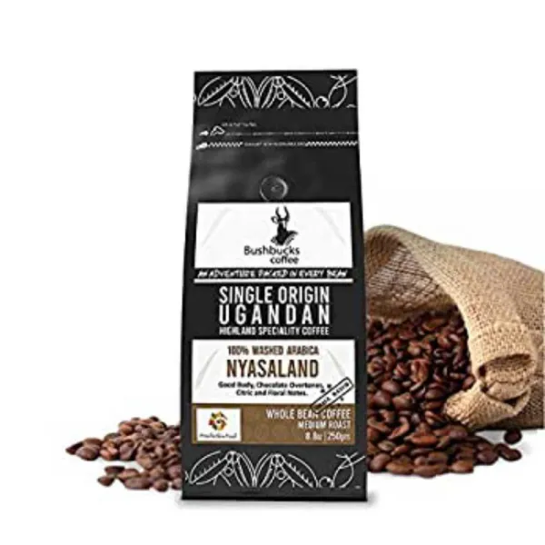 Bushbucks 100% 우간단 월 빈 아라비카 커피 Flavour: 초콜릿 오버토네스 시트릭 굿 바디 And 플로럴 노트 핸드픽 커피 빈스 미디엄 로스트 커피 싱글 Origin: 우간다 Presidio 슬로우 푸드 1