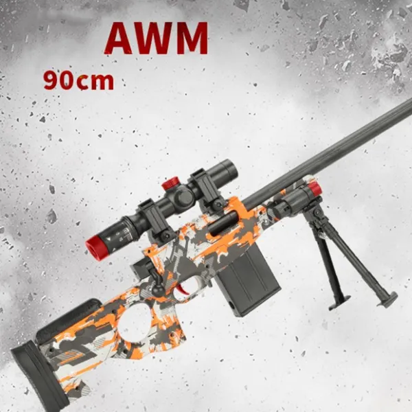 배그 배틀그라운드 AWM K98 에땁 카고팔 젤리탄 수정탄총 스나이퍼 저격총 스펀지탄 호환 가능, 2set
