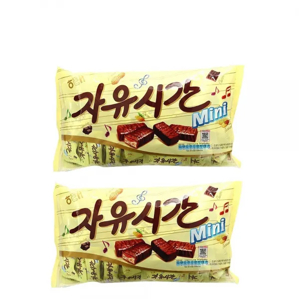 해태제과 자유시간 미니 리얼초코, 630g, 2개