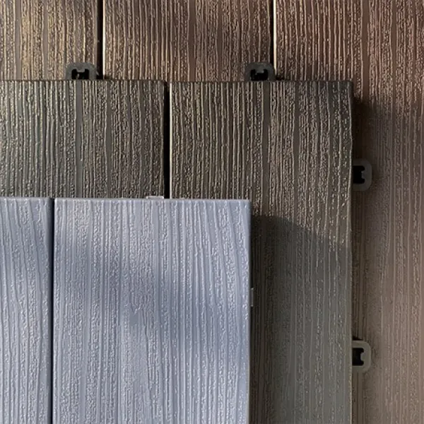 올웨이즈홈 베란다 인테리어 원목패턴 나뭇결 데크타일 9p 18p 건식화장실 세탁실 다용도 타일 라이트 네이비