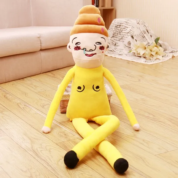 똥 아저씨다 인싸템 피규어 추함 큐티 엽기적 긴다리 봉제인형 여성 큐트 독창적 생일 선물, 1. 1메터 전면간판 오버사이즈, 물다 담뱃값