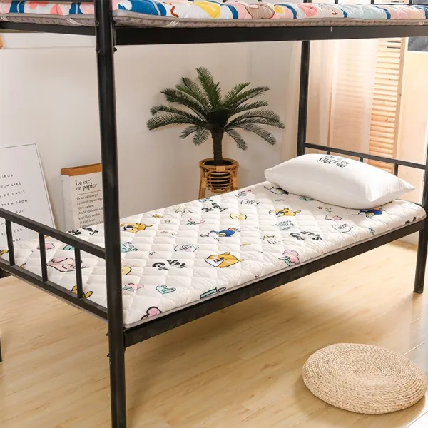 싱글패드 기숙사 침대 깔다 소프트 매트 두꺼운 대학교 침실 상하 전용 침구패드 자 스폰지 3866884579