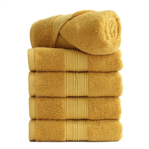 100%국내생산 타월톡톡 호텔수건 코마사 30수 180g 머스타드, 단품