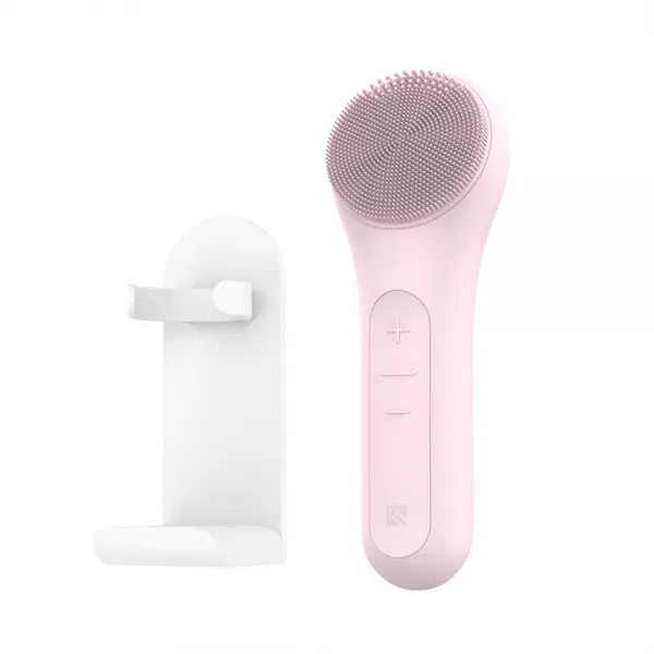 멜리언스 멀티 진동클렌저 실리콘 전동세안기 얼굴 온열 마사지기, ML-31, 베이비핑크