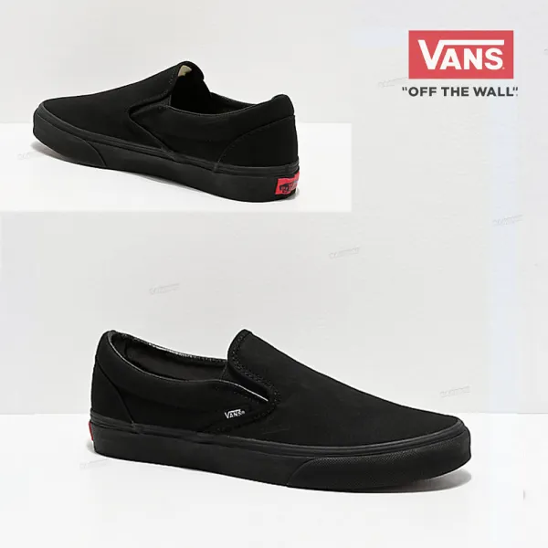 반스 슬립온 트리플 블랙 올검 남녀 스니커즈 운동화