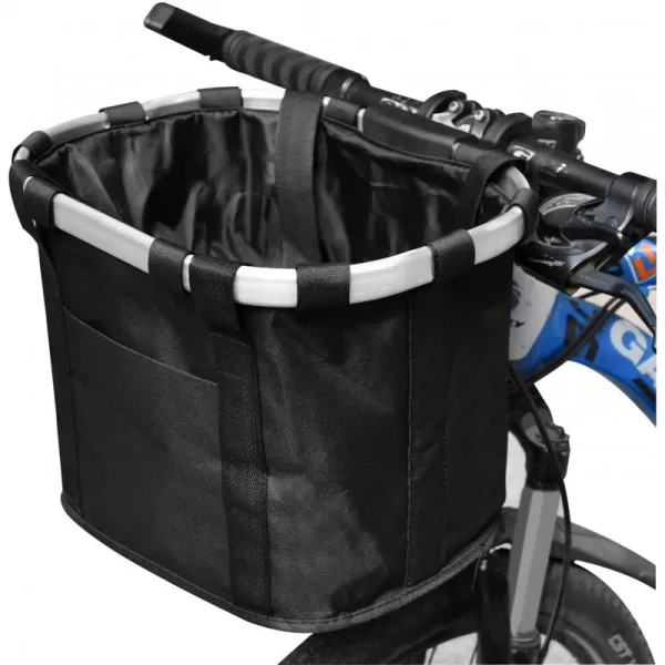 일본배송 자전거 바구니 앞 바구니접이식 바구니방수 사이클링 주머니식대용량 탈착 간단하다산지 차 접, 단일옵션