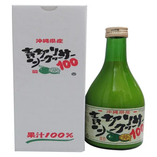 青切りシークワーサー100（500ml）×1本 파랑 삭감 시쿠와 사 100 (500ml) × 1 개, 1