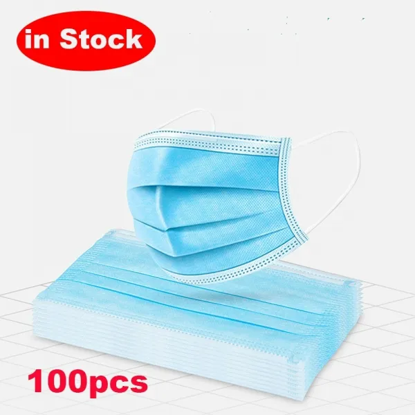 XD 먼지 보호용 50 / 100PCS 마스크 외과 용 일회용 탄성 마스크가 달린, 1팩, 10개