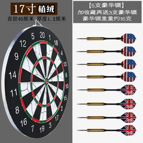 다트 판 운동 자재 캐주얼 표적 겨냥 양면 성인 체육, T13-터프터 17inch(5호화 다트)3개 다트
