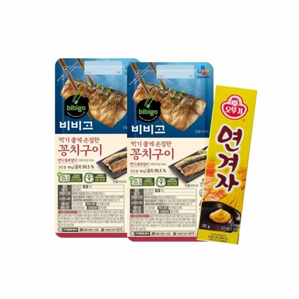  냉장 꽁치구이60gx2개+연겨자35gx1개 1.꽁치구이60gx2개+연겨자35gx1개