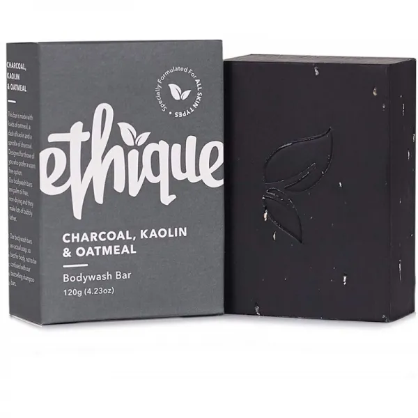 Ethique Eco-Friendly Bodywash Bar - 숯 고령토 & 오트밀 4.23 온스, 단일상품