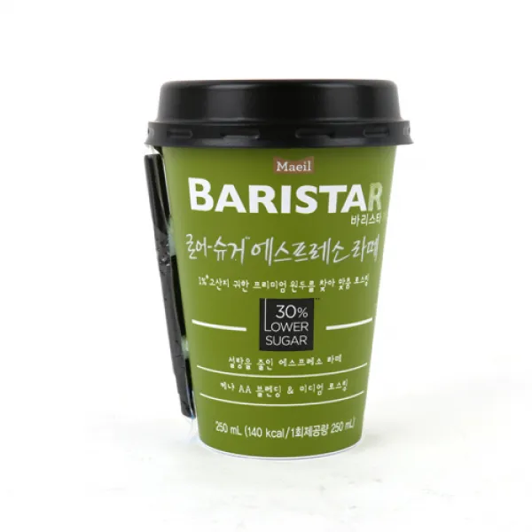 [메가마트] 매일 바리스타 에스프레소 라떼 250ml, 1개