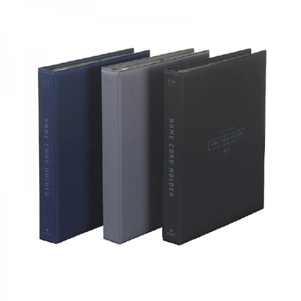 인터탑 문화산업 A200/A300/A400/A500 실키 명함첩 1+1, A200 흑색(1개+1개)