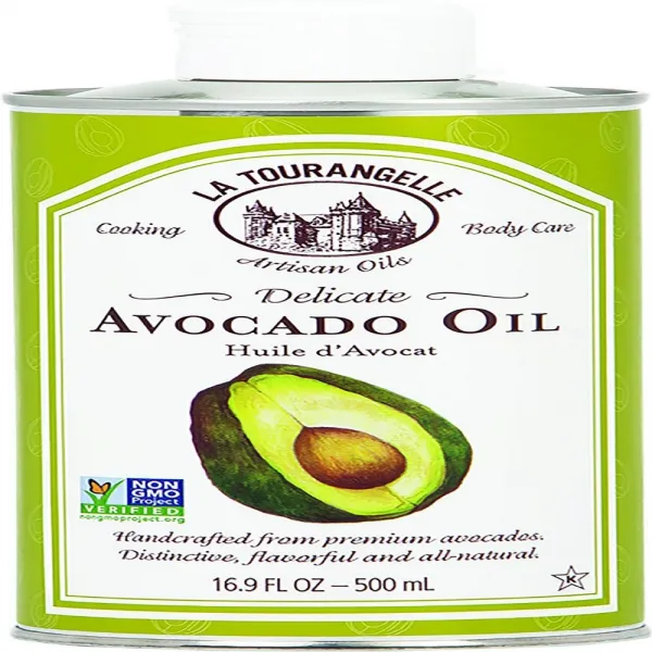 La Tourangelle Avocado Oil 16.9 Fl Oz 오소리기름 아보카드오일효능 소기름 게걸무씨앗기름 산루카스아보카도오일 압착유채유 태국코코넛오일 살구씨기름, 1개, 1ml