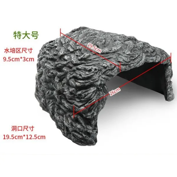 새끼 거북이 등 햇볕 쬐다 피하다 동굴 도매 양서류 기어가다 애완동물 햇볕 쬐다 언덕 조경 파충상자 피하다 집, 1-9개