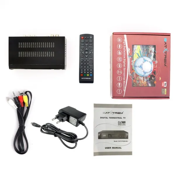 Satxtrem M2 Plus 접두사 DVB-T2 TV 튜너 DVBT2 DVB-T 튜너 HDTV DVB T2 Vga 디지털 TV 박스 와이파이 수신, 01 No USB Wifi_01 China_04 AU Plug