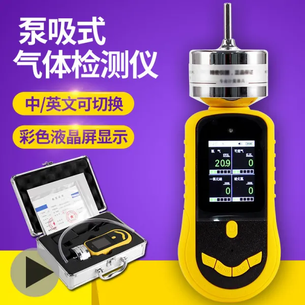 인펌프 흡입식 기체 4in1 가능 가스 신체검사 누계 산소 일산화탄소 황화수소 탐측기, 인펌프 흡입식 4in1 업그레이드 판
