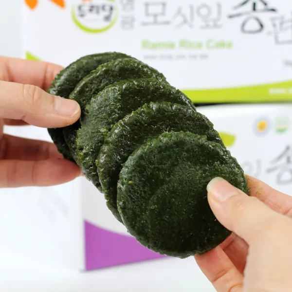 전통모시송편 찐모시개떡 모시떡 25개 찐송편 아침대용떡, 1box, 1.1kg