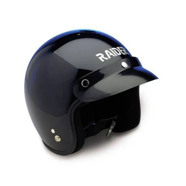 Raider 26-611-11 Journey Gloss Black XX-Small Adult Open Face Helmet