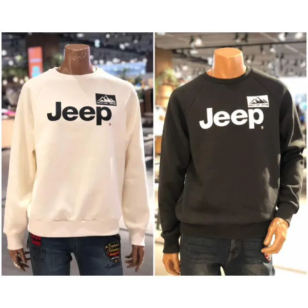  현대백화점 Jeep 지프 Jl1tsu897 남여공용 기모 맨투맨티셔츠