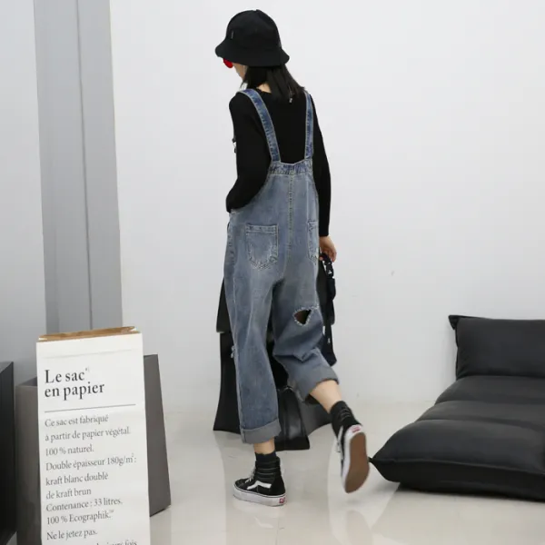 머머다 머머다 여성 멜빵 청바지 점프수트 슬림핏 오버핏09 Wls09 578107765561