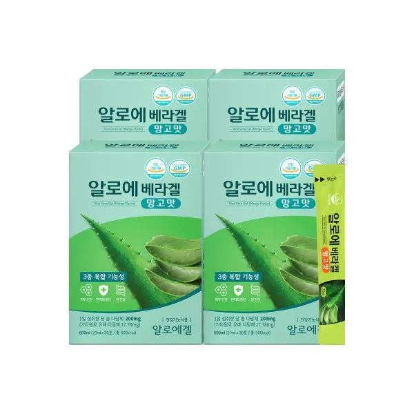 알로에 베라겔 망고맛60포생기다당체 200mg/+다당체100mgx15포/총75포한정, 단일상품