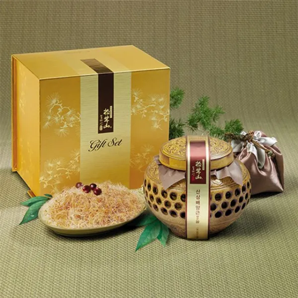 8월출시제품 (양양) 산(山)꿀 산삼배양근 담은꿀(도자기) 600g-45C46E, 1