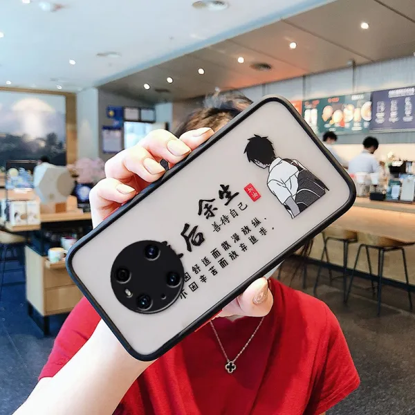 서풍 스킨케이스 적용 화웨이 핸드폰케이스 MATE40PRO 블러킹 OCEAN00 샌딩 NOHAN00 N0H메이트 커플 격려
