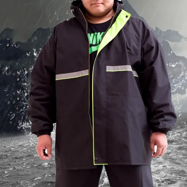 Kirahosi 성인 남녀 세트 바지 옷 판초 비옷 레인코트 우비 91호 + 스마트스트랩 증정 Bil1r0z