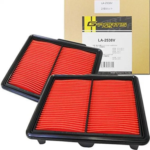 G-PARTS 에어 필터 (닛산 / 푸가) LA-2538V × 2 개 【형식 : DBA - Y50 · PY50 · PNY50 초년 : 07 / 12-09 / 11, 상세참조인용