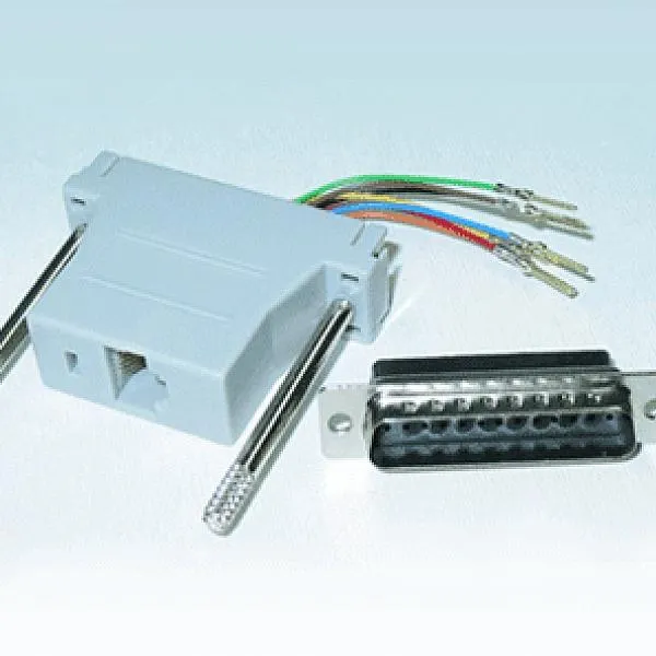 쇼핑은나의길 Coms 조합 커넥터 RJ45 F DB25 M 콘솔 단자 연결 기타 변환젠더 젠더, 해당상품