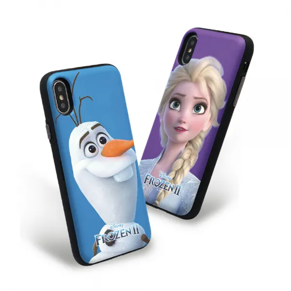 디즈니 겨울왕국2 미러 카드 휴대폰 케이스