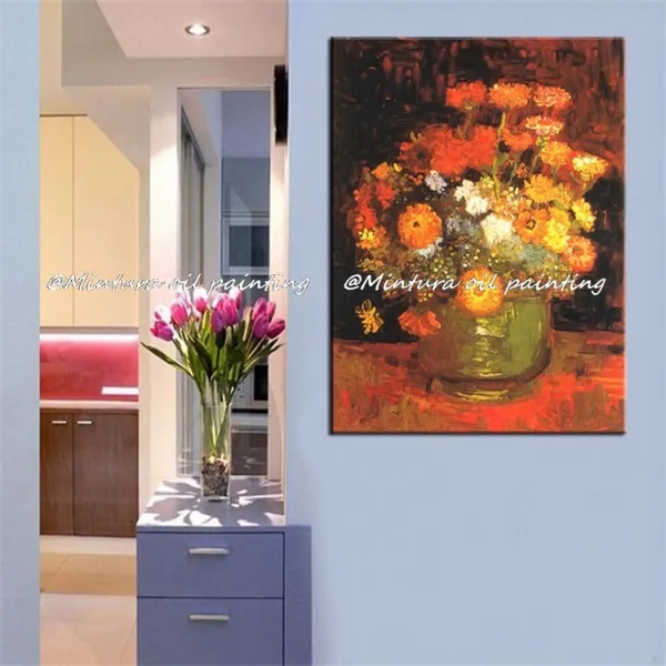 Oil Painting [해외] 고흐아몬드나무 앤틱명화액자 세계명화액자 고흐해바라기 미술작품액자 35