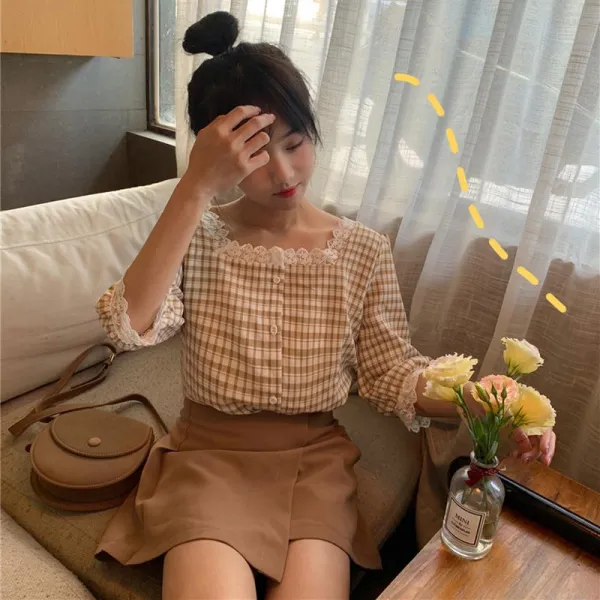 로즈드림 가을 루즈핏 빅사이즈 시스루 블링 섹시 셔츠 자외선 차단 휴가 파티17