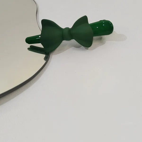 KORELAN 헤어핀 리본 오리부리 헤어슈 빈티지 세안망 레드 클라인 블루 앞머리 부클레어