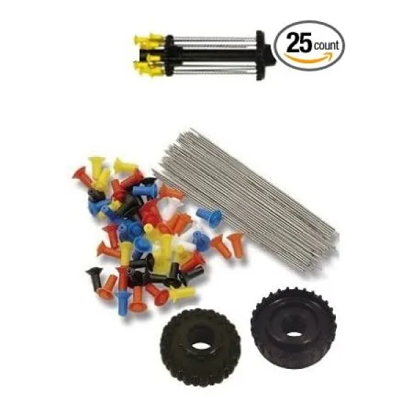 화살통 키트 진정한 .40 칼 Blowguns에 대한 독 Blowguns 25 개 팩 대상 다트 999999160562, One Color