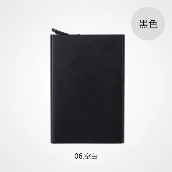 명함지갑 트렌디한브랜드 금속 초슬림 자동 튕겨나옴 식카드지갑 소자방지 복사방지 작은사이즈 여성 클립