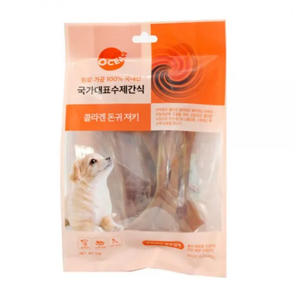 Mdt4185 국가대표 수제 콜라겐 돈귀 져키 55g 애견간식/애견껌/강아지껌/수제간식 