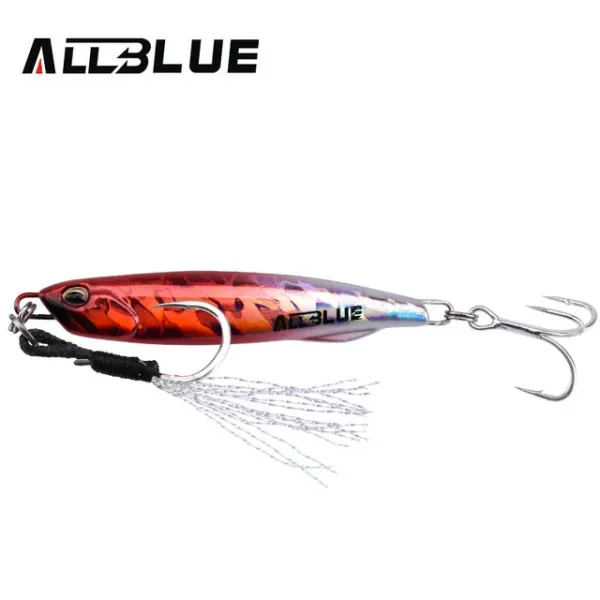 112085 / ALLBLUE DRAGER SLIM Metal Casting Jig Spoon 20G 30G Shore Drag Cast Jigging Lead 농어 미끼 인공 미, Color E