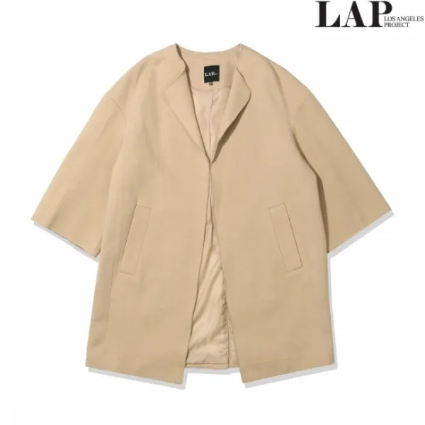 LAP 랩(LAP) 심플 노카라 자켓 AG4WJ861
