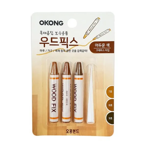인기제품_W5A976A 우드픽스 크레파스(어두운색)[W5A976A] 보수제 흠집보수 흠집보수제, 본상품선택
