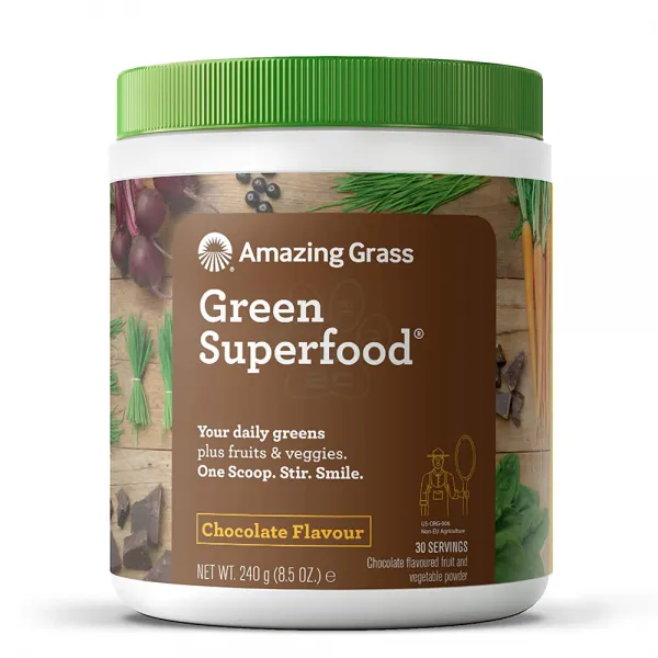 어메이징그래스 그린슈퍼푸드 초콜릿240g Amazing Grass Green Superfood 상세내용 참조 1개