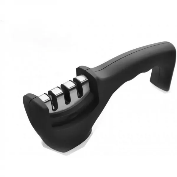 전문 수동 나이프 깍기 3 단계 나이프 깎기 도구가 사용하기 쉬운 요리사 / 필 나이프를위한 날카 롭고 핸드 헬드 나이프 깍